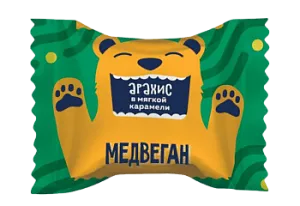 Конфета Грильяж с арахисом весовые Медвеган