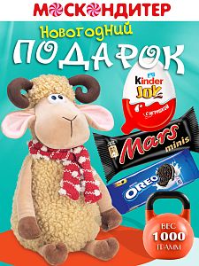 Новогодний подарок Сладкий новогодний набор «Барашек Добби»